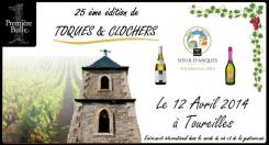 Flyer, tickets # 209502 for Poster  for the 25th edition of Toques and Clochers - International event in the world of wine and gastronomy contest