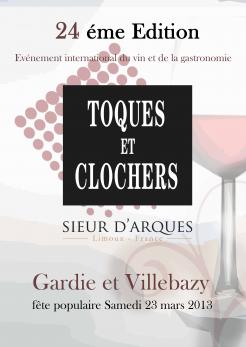 Flyer, tickets # 127492 for Poster for the 24th Edition of Toques et Clochers - International Event in the world of wine and gastronomy. contest