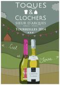Flyer, tickets # 207780 for Poster  for the 25th edition of Toques and Clochers - International event in the world of wine and gastronomy contest