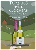 Flyer, tickets # 207781 for Poster  for the 25th edition of Toques and Clochers - International event in the world of wine and gastronomy contest