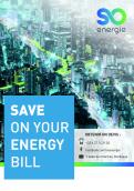 Flyer, tickets # 774632 for save on energy bill contest