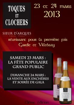 Flyer, tickets # 132899 for Poster for the 24th Edition of Toques et Clochers - International Event in the world of wine and gastronomy. contest