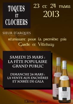 Flyer, tickets # 132900 for Poster for the 24th Edition of Toques et Clochers - International Event in the world of wine and gastronomy. contest