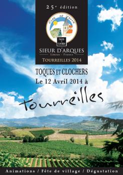 Flyer, tickets # 212263 for Poster  for the 25th edition of Toques and Clochers - International event in the world of wine and gastronomy contest