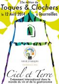 Flyer, tickets # 208485 for Poster  for the 25th edition of Toques and Clochers - International event in the world of wine and gastronomy contest