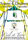 Flyer, tickets # 208487 for Poster  for the 25th edition of Toques and Clochers - International event in the world of wine and gastronomy contest