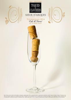Flyer, tickets # 207384 for Poster  for the 25th edition of Toques and Clochers - International event in the world of wine and gastronomy contest