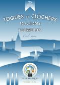 Flyer, tickets # 216904 for Poster  for the 25th edition of Toques and Clochers - International event in the world of wine and gastronomy contest