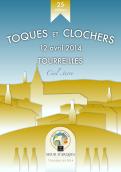 Flyer, tickets # 216905 for Poster  for the 25th edition of Toques and Clochers - International event in the world of wine and gastronomy contest