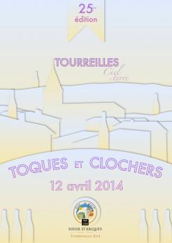 Flyer, tickets # 216844 for Poster  for the 25th edition of Toques and Clochers - International event in the world of wine and gastronomy contest