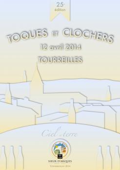 Flyer, tickets # 216861 for Poster  for the 25th edition of Toques and Clochers - International event in the world of wine and gastronomy contest