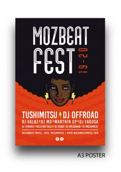 Flyer, tickets # 1010527 for MozBeat Fest 2019 2020 contest