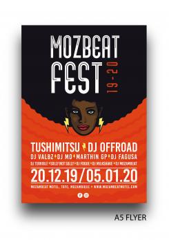 Flyer, tickets # 1010528 for MozBeat Fest 2019 2020 contest