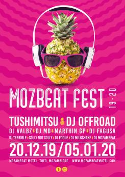 Flyer, tickets # 1012687 for MozBeat Fest 2019 2020 contest