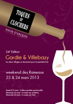 Flyer, tickets # 131218 for Poster for the 24th Edition of Toques et Clochers - International Event in the world of wine and gastronomy. contest