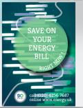 Flyer, tickets # 774707 for save on energy bill contest