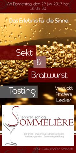Flyer, Eintrittskarte  # 731606 für Sekt & Bratwurst Tasting Wettbewerb