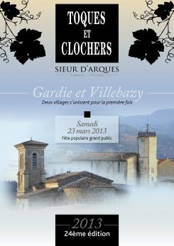 Flyer, tickets # 133338 for Poster for the 24th Edition of Toques et Clochers - International Event in the world of wine and gastronomy. contest
