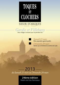 Flyer, tickets # 131070 for Poster for the 24th Edition of Toques et Clochers - International Event in the world of wine and gastronomy. contest