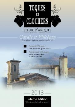 Flyer, tickets # 132393 for Poster for the 24th Edition of Toques et Clochers - International Event in the world of wine and gastronomy. contest