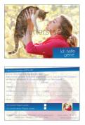 Flyer, Eintrittskarte  # 329304 für Tierheimflyer zur werbung von neuen Mitgliedern. Wettbewerb
