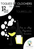 Flyer, tickets # 215083 for Poster  for the 25th edition of Toques and Clochers - International event in the world of wine and gastronomy contest
