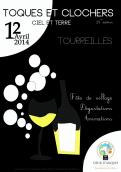 Flyer, tickets # 215085 for Poster  for the 25th edition of Toques and Clochers - International event in the world of wine and gastronomy contest