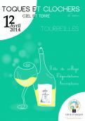 Flyer, tickets # 215086 for Poster  for the 25th edition of Toques and Clochers - International event in the world of wine and gastronomy contest