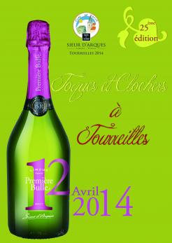 Flyer, tickets # 210813 for Poster  for the 25th edition of Toques and Clochers - International event in the world of wine and gastronomy contest