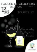 Flyer, tickets # 215081 for Poster  for the 25th edition of Toques and Clochers - International event in the world of wine and gastronomy contest