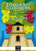 Flyer, tickets # 207912 for Poster  for the 25th edition of Toques and Clochers - International event in the world of wine and gastronomy contest