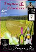 Flyer, tickets # 214381 for Poster  for the 25th edition of Toques and Clochers - International event in the world of wine and gastronomy contest