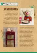 Flyer, tickets # 355567 for develop a brochure for a new vintage, furniture/lifestyle shop contest