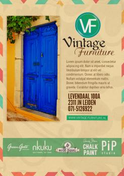 Flyer, tickets # 356006 for develop a brochure for a new vintage, furniture/lifestyle shop contest
