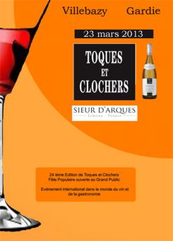 Flyer, tickets # 133173 for Poster for the 24th Edition of Toques et Clochers - International Event in the world of wine and gastronomy. contest