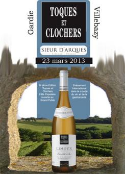 Flyer, tickets # 133686 for Poster for the 24th Edition of Toques et Clochers - International Event in the world of wine and gastronomy. contest