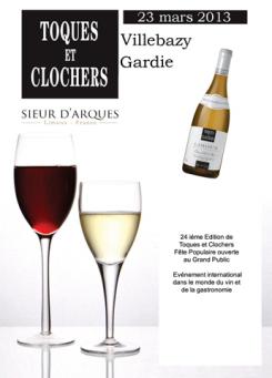 Flyer, tickets # 132185 for Poster for the 24th Edition of Toques et Clochers - International Event in the world of wine and gastronomy. contest