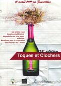 Flyer, tickets # 208813 for Poster  for the 25th edition of Toques and Clochers - International event in the world of wine and gastronomy contest