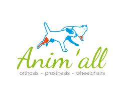 Logo design # 641110 for Logo and name for a company that makes orthopedics supports for pets/animals contest