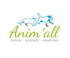 Logo design # 641111 for Logo and name for a company that makes orthopedics supports for pets/animals contest