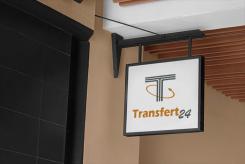 Logo design # 1160337 for creation of a logo for a textile transfer manufacturer TRANSFERT24 contest
