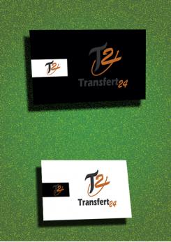 Logo design # 1160659 for creation of a logo for a textile transfer manufacturer TRANSFERT24 contest