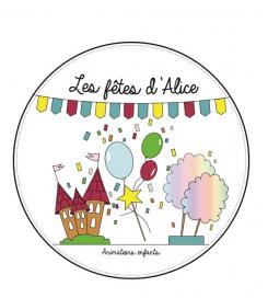 Logo design # 607034 for LES FETES D'ALICE - kids animation :-) contest