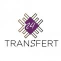Logo design # 1162377 for creation of a logo for a textile transfer manufacturer TRANSFERT24 contest