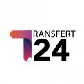 Logo design # 1162379 for creation of a logo for a textile transfer manufacturer TRANSFERT24 contest