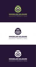 Logo design # 1170219 for Logo for  Immobilier Solidaire    The real estate agency that supports those who need it contest