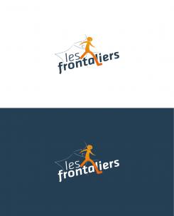 Logo design # 892259 for We want to make the graphic redesign of our logo, lesfrontaliers.lu contest