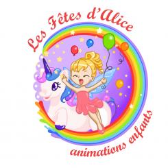 Logo design # 607290 for LES FETES D'ALICE - kids animation :-) contest