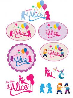 Logo design # 609314 for LES FETES D'ALICE - kids animation :-) contest