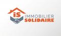 Logo design # 1169410 for Logo for  Immobilier Solidaire    The real estate agency that supports those who need it contest